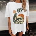 thumbnail image 5 of CaiJunJia T Shirts for Women Graphic,T Shirts Short Sleeve Crew Neck Tees for Women Trendy Lightweight Soft Casual Summer Tops Clothes 2024, 5 of 6