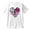 White, variant on Aj Lee Love Bite Cotton T-shirt Unisex Crewneck Short Sleeve Fashion Streetwear Tee