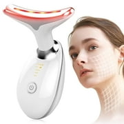 HYwys Red Light Therapy for Face, 7 Color LED Face Skin Rejuvenation for Face & Neck Beauty Device Anti Wrinkle Skin Care Tools for Face Lift, Anti Aging,Smooth and Tightening Skin, White