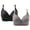 Gray, variant on 2 Pack Bras for Women Full Cover Compression Bra No Underwire Unlined Bras Soft Breathable Lightweight Padded Bras