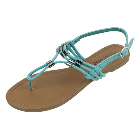 

Starbay Women s T-Strap Flats Sandals Fashion Beads
