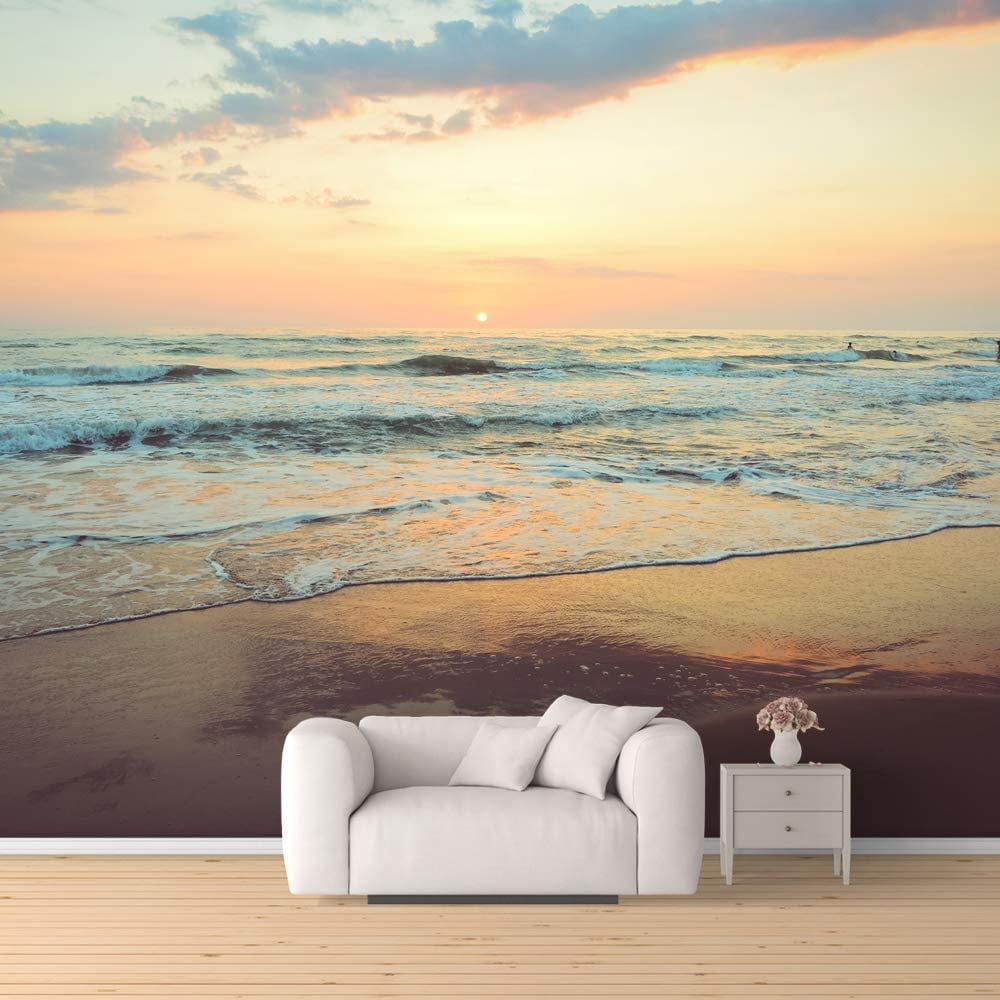 Wall26 Beach Peel & Stick Wallpaper, 66x96 inches - Walmart.com