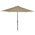 Mainstays 9' Outdoor Tilt Market Patio Umbrella Tan