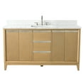 thumbnail image 5 of Vanity Art 60" Single Freestanding Bathroom Vanity with Sink and Engineered Marble Top, 5 of 12