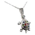 thumbnail image 2 of JOYARIS Collar Tortuga Zirconias Plata Fina Ley 925 Con Cadena DM-0000629, 2 of 4