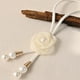 thumbnail image 5 of Abrazaderas De Cortina De Poliéster Alzapaños ajustables para cortinas, paquete de 1, color beige, transparente, con cordón de perlas, accesorios de decoración modernos y concisos. JASKFLY, 5 of 8