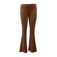 thumbnail image 4 of Seductiva Women Flowy Pants Women Wide Leg Yoga Pants with Pockets High Waist Straight Leg Dress Pants Flare Leggings Beach Pants Loose Fit, 4 of 4