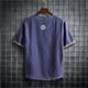 thumbnail image 5 of pstuiky Camisas de vestir de manga corta para hombre, Camisa informal de manga corta con cuello en V para hombre, cómoda y a la moda. camisas casuales para hombre xxxl, 5 of 5