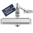 thumbnail image 1 of Lawrence Medium Duty Commercial Automatic Door Closer - Surface-Mounted Auto Door Closer for Home, Garage & Light Commercial Door Use - Embassy Series, 1 of 8