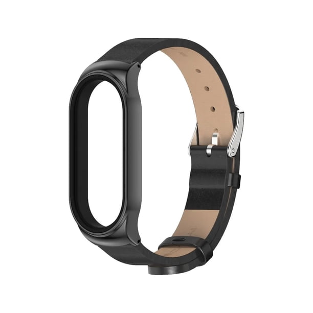 Correa Para Xiaomi Mi Band 8/9/10 Piel Y Acero Inox +1 Mica