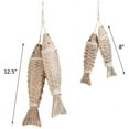 thumbnail image 3 of Rustic Nautical Fish Decor Beach Theme Home Decoration Fish Sculpture Home Decor for Bathroom Bedroom Lake House Decoration, 3 of 5