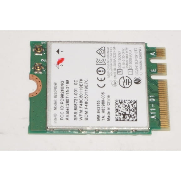 806721-001 Hp Wireless Card 640 G2 ZBOOK 15U G3 ZBOOK 15U G3