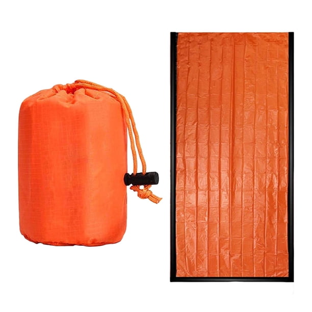 Saco de dormir de emergencia Zulema Equipo de supervivencia Manta de seguridad Impermeable Naranja