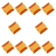 thumbnail image 5 of Clispeed 10Pcs Yellow Reflective Road Markers Plastic Sidewalk Safety Lane Reflectors, 5 of 7