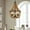Oil Rubbed Bronze, variant on Vanity Art 5 Light Candle Style Empire Chandelier with Beaded Accents | Modern Hanging Lighting, Ceiling Lights Fixtures for Kitchen Dining Room Living Room Bed Room Kitchen SYB3215WO-LT