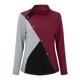 thumbnail image 4 of ICHUANYI Clearance Fashion Women's Casual Long Sleeve Round Neck Patchwork Ladies Tops Sweatshirts ICHUANYI "ICHUANYI", 4 of 5