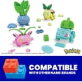 thumbnail image 2 of Set de juguetes de construcción Mega Pokémon Grass-Type Trainer Team, 118 piezas, 2 of 6