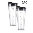 thumbnail image 1 of 2PC Cups with Sleeves Compatible Blender Replacement Parts 24OZ For SS100 SS300, 1 of 8