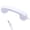 White, variant on Professional Phone Earpiece 3.5mm Directs Plugs Delivering Exceptional Sound Quality ABS Construction Portable Design Travel Friendly