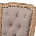 thumbnail image 7 of Bowery Hill Tufted Dining Side Chair in Oak and Beige, 7 of 7