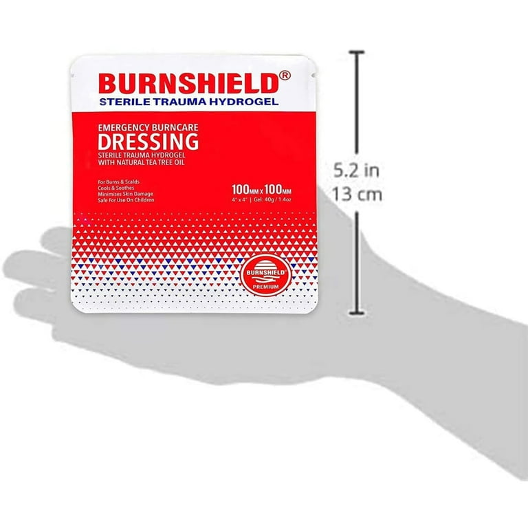 Burnshield Sterile First Aid, Non-Adhesive Pads, Immediate Relief Burn & Wound  Dressing, 6-Count - Walmart.com