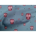 thumbnail image 4 of oneOone Cotton Poplin Fabric Dot & Cartoon Owl Bird Fabric Prints by Yard 56 Inch Wide, 4 of 4