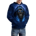 thumbnail image 3 of LAOLIUSN Soul Men's Skull Pattern 3D Print Fashion Design Hoodies Sweatshirt, S-4XL, 3 of 7