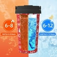 thumbnail image 5 of Daiia Christmas Hohoho Printed Stainless Steel Tumbler with Lid and Straw, Double Wall Vacuum Insulated Coffee Tumbler Travel Coffee Mug with Leak Proof Lid, 5 of 8