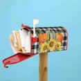 thumbnail image 3 of Fall Pumpkin Mailbox Covers 21x18 Inch Thanksgiving Sunflower Daisy Black and White Buffalo Plaid Mailbox Covers Magnetic for Fall, Farmhouse Garden Decorations Outdoor, 3 of 6