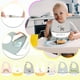 thumbnail image 1 of Fiudx Babero para Bebé, Material Suave a Prueba de Aceite, Diseño Fácil de Limpiar, Estampados Bonitos, Cuello Ajustable Según El Crecimiento, Apto para Comer, Dibujar, Viajar, Unisex, Apto para Bebé, 1 of 3