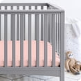 thumbnail image 2 of Bare Home 2 Pack Fitted Sheets - Premium 1800 Collection - Ultra Soft - Crib, Pink Slipper/Lilac, 2 of 7
