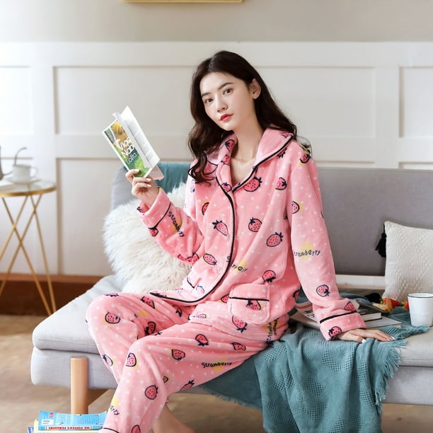 Fleece pjs womens hotsell