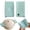 Blue, variant on 2 Pieces Silicone Pot Handle Clips, Thick Non Slip Heat Insulated Handle Sleeve Grips, Anti Scald Handle Protector Compatible with All Metal Frying Pans-Green