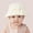 Beige, variant on Bucket Hat for Kids, Wide Brimmed Sun Protection Solid Color Spring Summer Hat Yellow Free Size