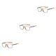 thumbnail image 2 of Qarigey Gafas deportivas Anti Blue Light Sin prescripción Lentes de vidrio Gafas antideslizantes Gafas de lectura para gris / naranja Type1 NO1, 2 of 6