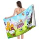 thumbnail image 4 of Om Nom Toalla de playa de secado rápido con diseño temático, regalo para mujeres y niñas, ideal para cumpleaños, fans, amantes de la música, uso en la playa o al aire libre, 78 × 160 cm, 4 of 6