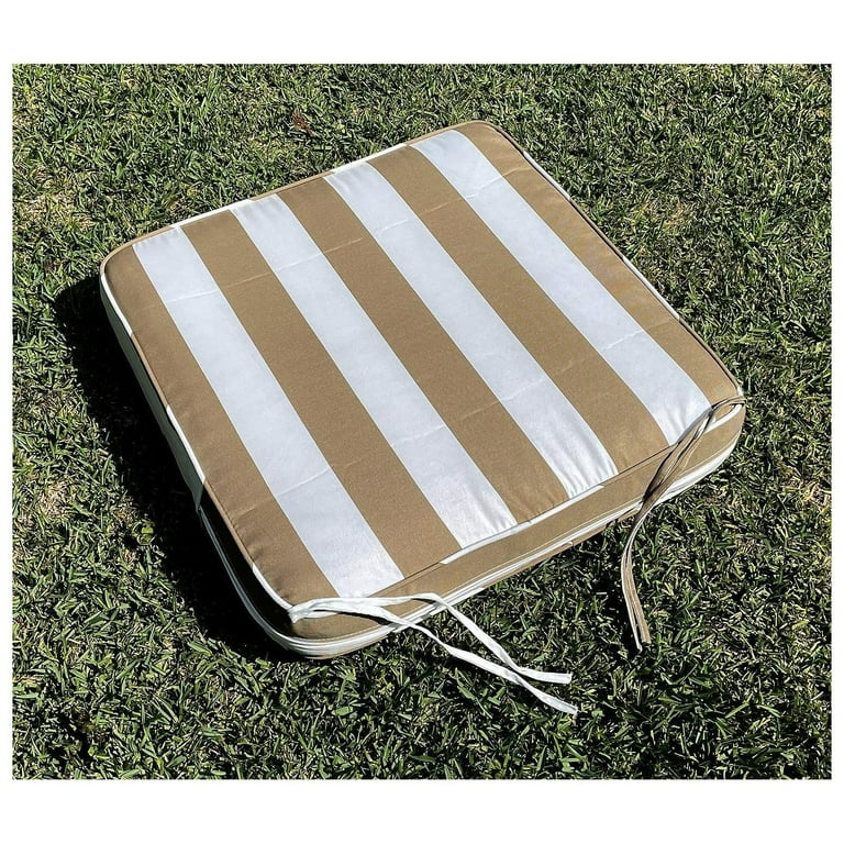 CintBllTer Outdoor Waterproof Patio Cushion Covers 24 X 24 X 4 Set of 4 Replacement Slipcovers Decorative Cushion Cover for Chair Seat Garden Bench Porch Couch P009 24X24X4 4PC Cover Walmart