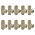 thumbnail image 1 of 10 Pzs Tee Conexion De Cpvc De 1 1/2 Pulgadas Color Crema beige 1 1/2 pulgadas, 1 of 5