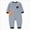 Blue 0626, variant on 9-12 Months Infant Boys Girls Striped Rompers,Cute Print Long Sleeve Baby Jumpsuit,Soft Warm Fall Winter Unisex Onesie for Newborn Infant Boys 3 6 9 12 18 Months,Grey