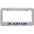 thumbnail image 1 of Eat Sleep Fish License Plate Frame, 1 of 1