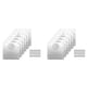 thumbnail image 1 of Kit de Placa de Reparación de Bisagra del Gabinete de 12 Piezas con Tornillos, Soportes de Reparación de Bisagra de la Puerta del Armario Oculto de Acero Inoxidable, 1 of 5