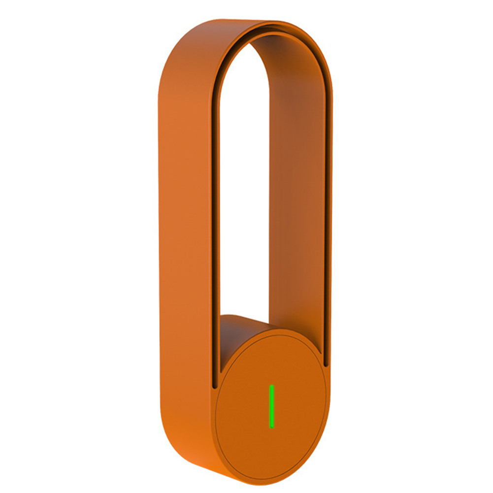 Purificador De Aire Portátil Con Iones Negativos - Elimina Polvo Y Humo, USB, Silencioso, Para Dormitorio, Hogar U Oficina (Color Naranja)