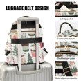 thumbnail image 3 of FORMRS Mini Backpack Purse for Women Quilted Travel Daypack Casual Shoulder Bag, White Christmas Cups, 3 of 7