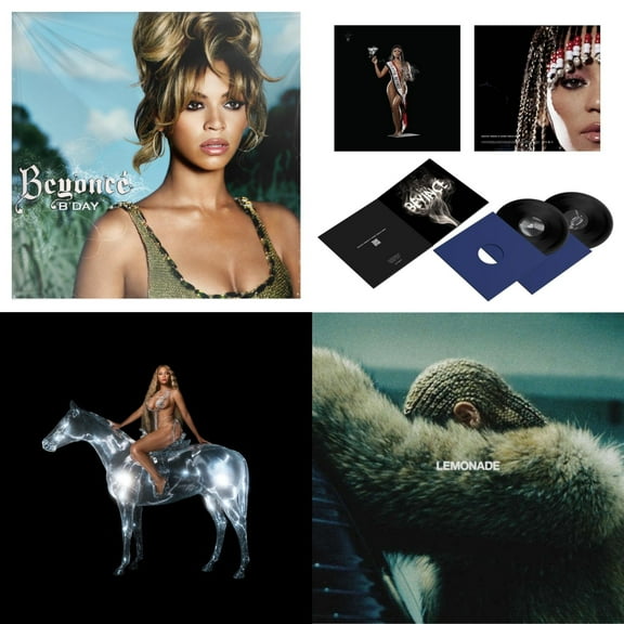 B'day (2LP/180G) & Cowboy Carter (X) (2LP/180G/Bead Face) & Renaissance (X) (180G/2LP) & Lemonade (Limited 180G Yellow LP Vinyl/Dl Card Includes Audio & Video)