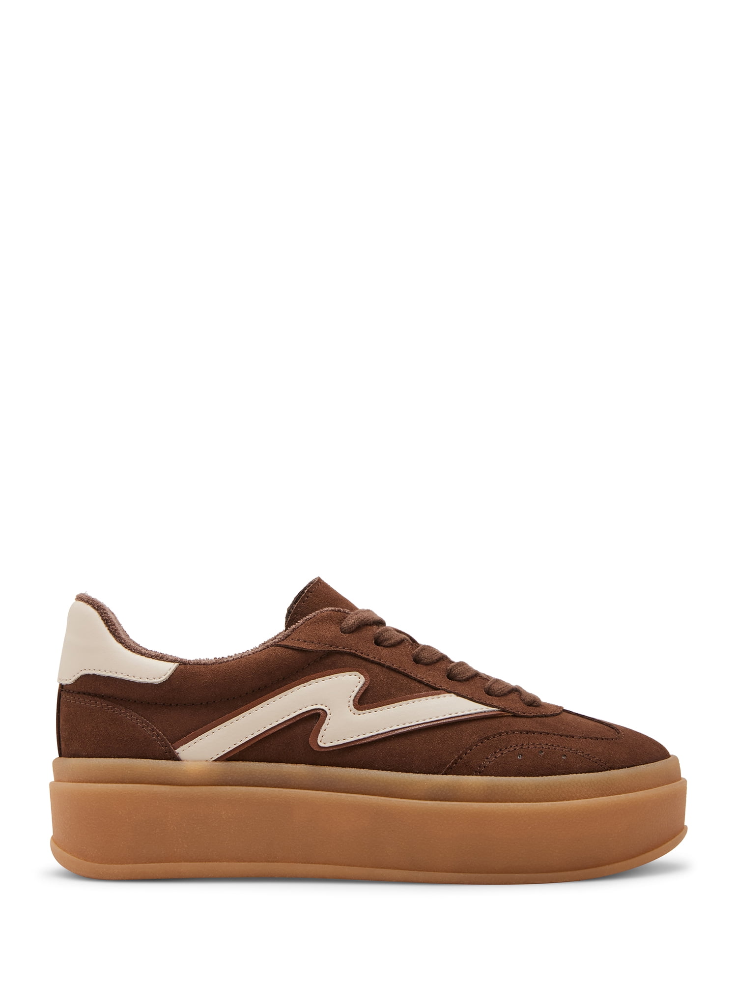 Madden Girl Women's Mightty Gum Sole Lace-Up Platform Sneaker