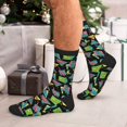 thumbnail image 7 of Rocae Geometric Dinosaur for Adult Socks Casual Athletic Stretchy Loose Socks for Women Men Non-Slip Middle Tube Socks, 7 of 7