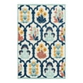 thumbnail image 3 of Unique Loom Belize Outdoor Collection Area Rug - Corozal (5' 3" x 8' Rectangle Ivory/Navy Blue), 3 of 7