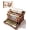 Fairy Tale Edition, variant on Robotime 3D Wooden Puzzle, Mechanical Typewriter Model Kit for Adult to Build, 320PCS 12-Hour Immersive Building Set, Gifts for Adults Puzzle Enthusiasts(Black & Gold)
