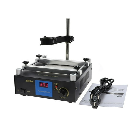 853A ESD BGA Rework Station Digital IR Preheat Station Soldering Station PCB Desoldering