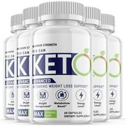 (5 Pack) You Can Keto - Keto You Weight Loss Formula - Energy & Focus Boosting Dietary Supplements for Weight Management & Metabolism - Advanced Fat Burn Raspberry Ketones Pills - 300 Capsules